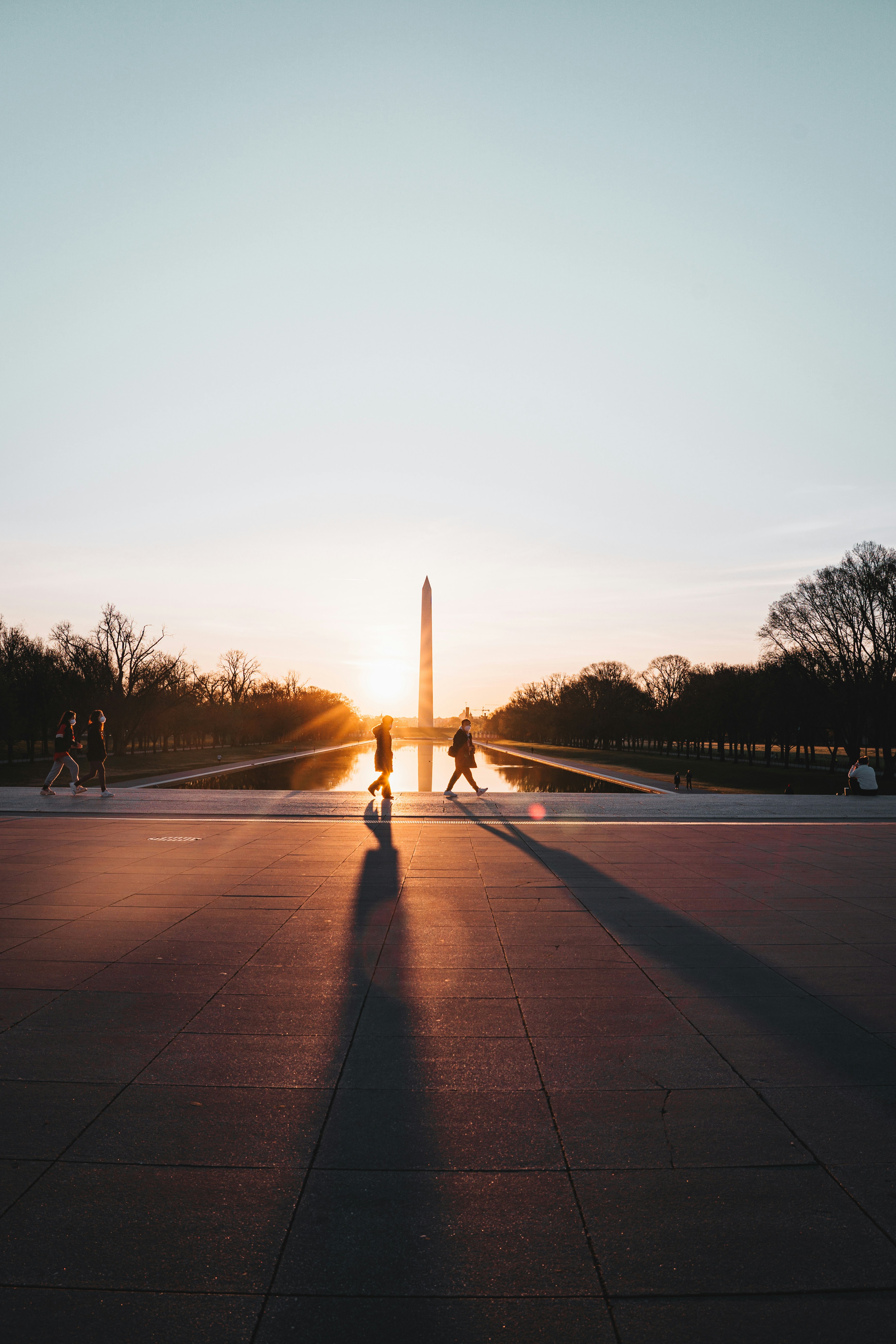 Washington Monument at sunset